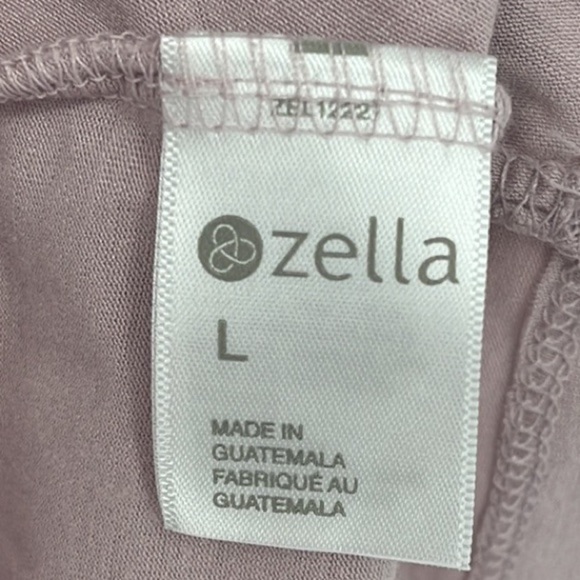 Zella Twist Front Athletic Tank Top Pink Large - Picture 5 of 12